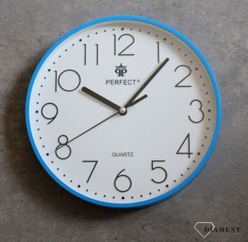 Ścienny zegar Perfect niebieskie FX-5814-BLUE (3).JPG